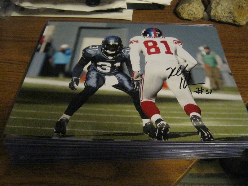 Kelly Herndon / Seattle Seahawks Autographed 8x10 Photo 