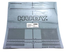 Hudy 1/8 & 1/10 On Road Plastic Set-Up Board Decal [HUD108210]