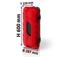 Feuerlöscherkasten für 6 kg Feuerlöscher für LKW - Strike von Daken Nr.140500