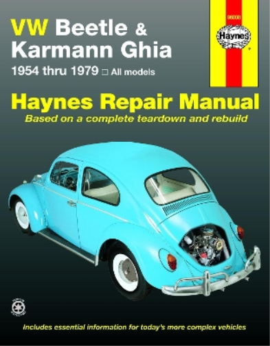 Volkswagen VW Beetle & Karmann Ghia (1954-1979) Haynes Repair Manual (Tascabile)