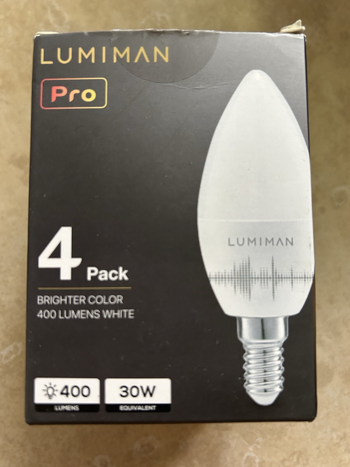 Lumiman Smart Bulb 400 Lumens 30W White Google Assistant Alexa Wifi-image