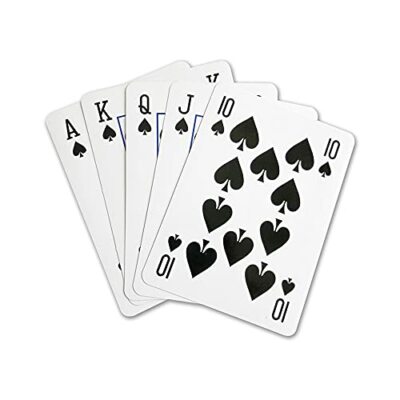 KAV Jumbo Large 13x9x2cm Playing Card Deck Pack of 52- Plastic