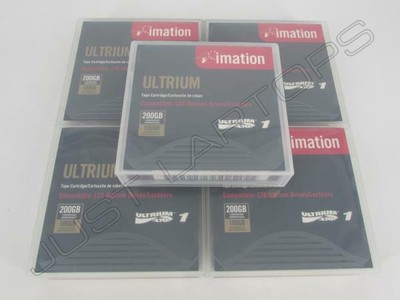 Großhandel Restposten 5 X Imation 200GB/100GB Tape Steckmodul LT0 Ultrium Fährt