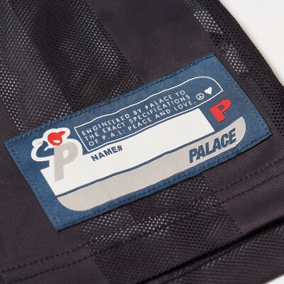 Palace Meshy Stripe Jersey Black - Size Small | eBay
