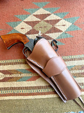 Western Cross Draw Holster Ft Colt SAA EMF Uberti Pietta 1873 Ruger Vaquero 5.5"