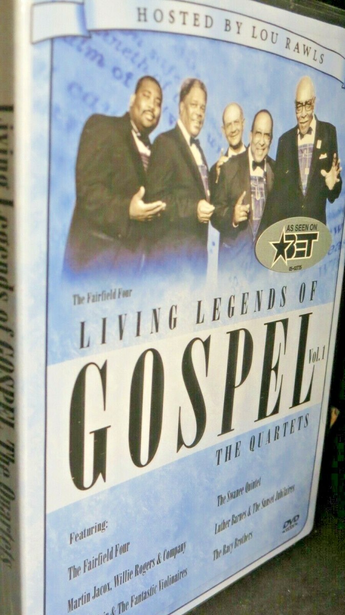Living Legends of Gospel - Vol.1, NEW DVD, Fairfield Four, lou