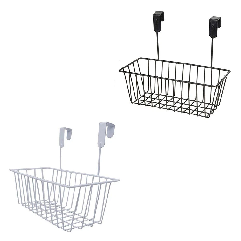 6 Cestini Portaoggetti In Plastica Grigia Con Manici - 30x20x11 Cm, Impilabili, Per Cucina, Ufficio, Bagno, Casa
