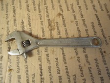 Proto clik stop #708 L 8" Adjustable Wrench Made in the USA