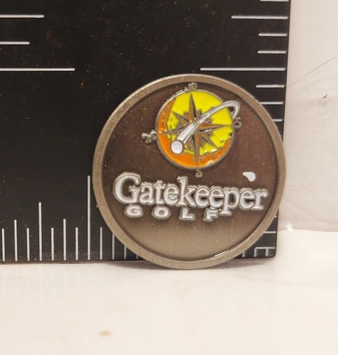 Gatekeeper Country Club Golf Ball Marker Metal Course Magnetic