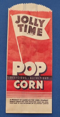 Vintage Jolly Time Brand Yellow Pop Corn 