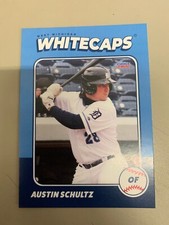 Austin Schultz 2022 West Michigan Whitecaps Team Card