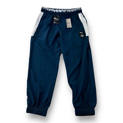 Puma x First Mile NWT Men's RainCell Blue & White Active Pants Size Large