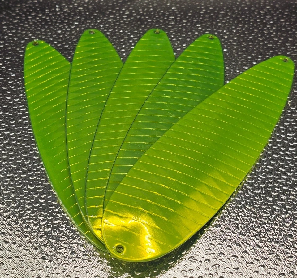 Cuchara de diamante de pesca Jigging Flutter de 8" en señuelo 4 oz aparejo lubina blanca brillante Foto 4 de 4