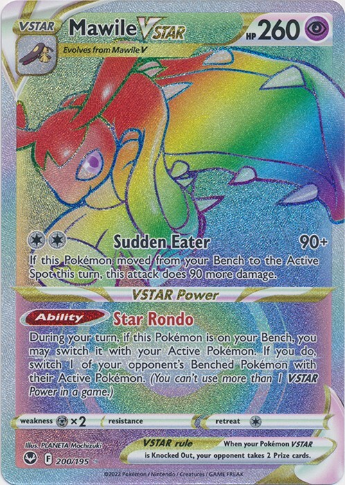 Mawile VSTAR  200/195 Secret Rare Silver Tempest Pokemon TCG