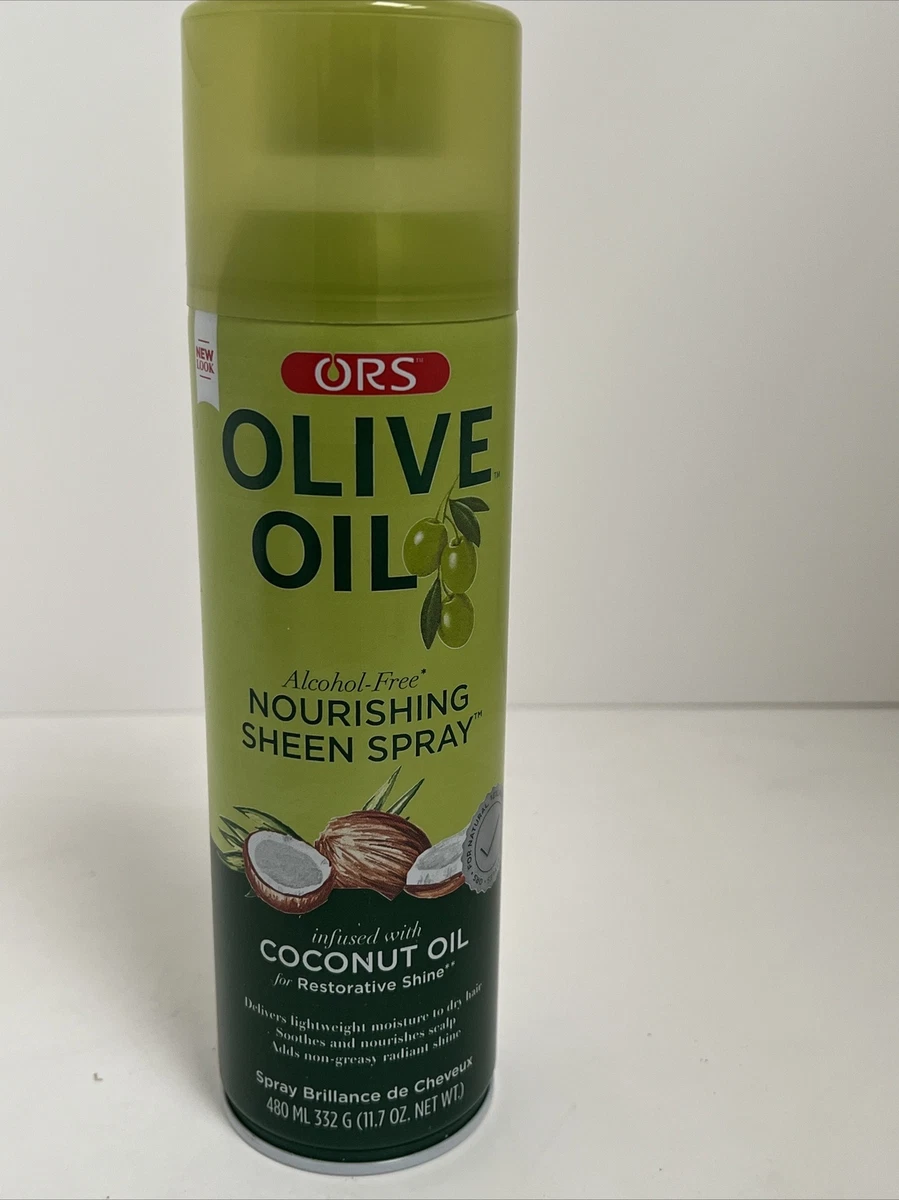 ORS OLIVE OIL NOURISHING HAIR SHEEN SPRAY 480 ML WITH COCONUT