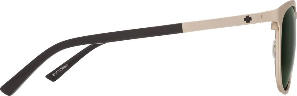 Nuevo Spy Optic Sol Cliffside Mate Oro Negro Brillante Happy Gris Verde Lente - Imagen 4 de 4