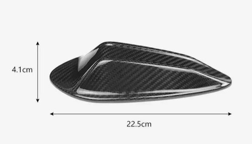 Real Carbon Fiber Roof Antenna Overlay Cover Fits 23-25 G20 G22 G80 G82 M3 M4 M2 - Foto 4 di 6