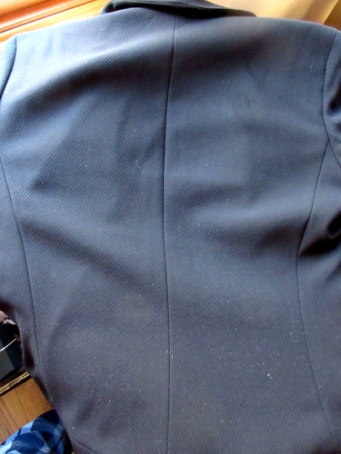 GARFIELD & MARKS SIZE 10 VTG OPEN FRONT COAT SIZE 10 MADE IN NEW YORK CITY BLACK - Picture 8 of 8