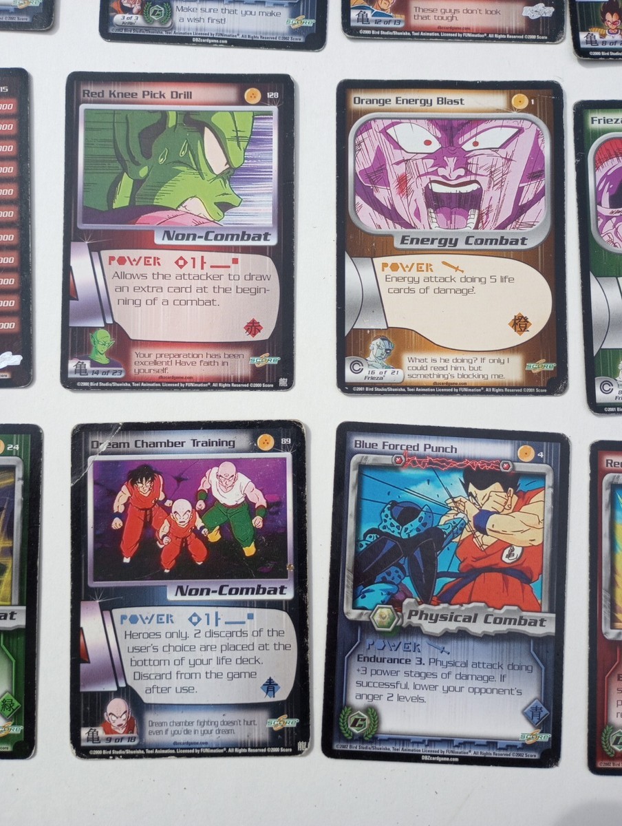 19) Dragon Ball Z Trading Card Lot 1999-2000 VINTAGE Score 19) Dragon Ball Z Trading Card Lot 1999-2000 VINTAGE Score
