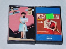 Lot of 2 Patsy Cline Cassette Tape Live at the Opry Showcase