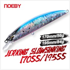 Noeby Minnow Sea Fishing Lure 170mm 56g 195mm 84g Jerking Bait Slow Sinking