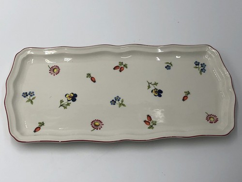 Villeroy & Boch "Petit Fleur" Sandwich Tray or Bread Platter 13” EUC - Picture 2 of 4