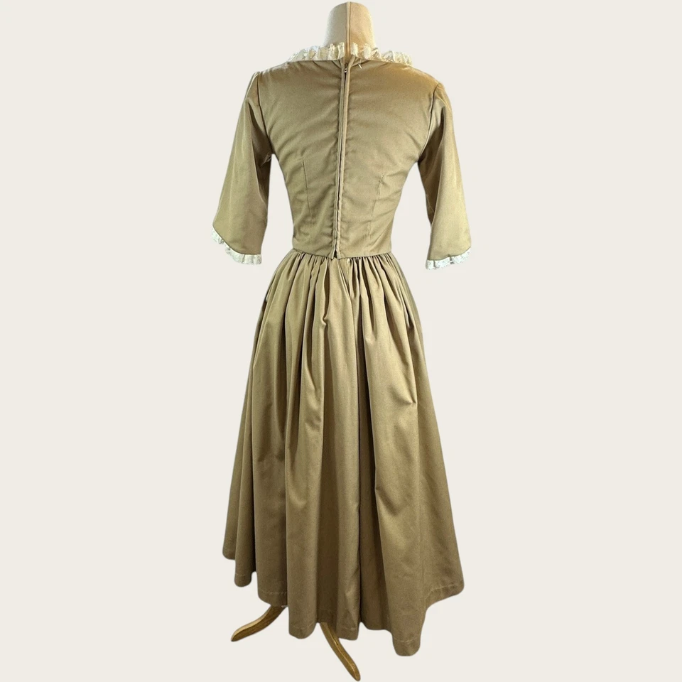 Talla S Colonial Outlander Siglo XVIII Pradera Guerra Civil 2 piezas Vestido Disfraz ¡COMPLETO!! Foto 3 de 4
