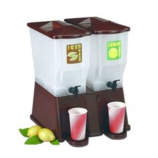 Tablecraft TW54DP 6 gal Slimline Dual Cold Beverage Dispenser