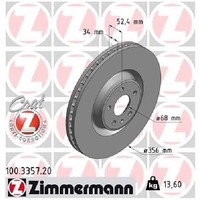 2X Bremsscheibe FüR Audi A6 4G 1.8 2.0 2.8 3.0 4.0 10 Bis 18 Zimmermann Ctua Neu
