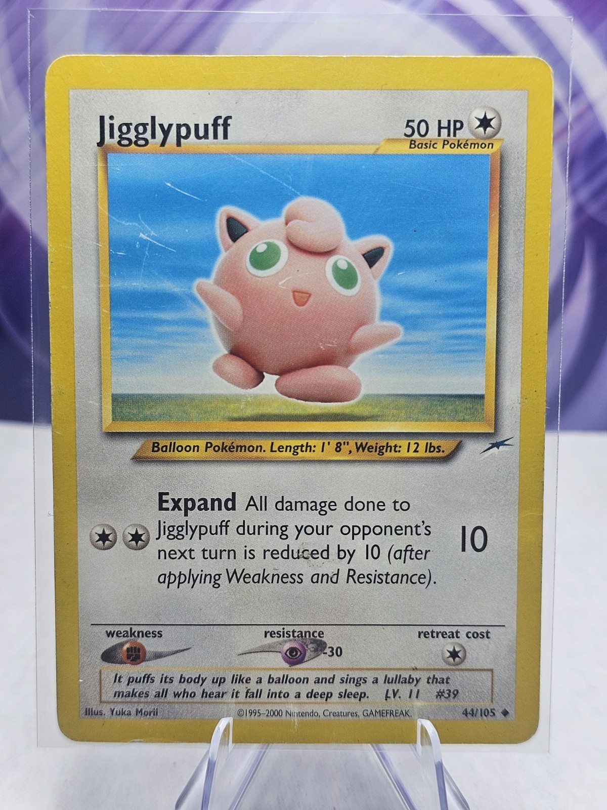 Jigglypuff 44/105 Neo Destiny English Regular Uncommon Basic 50 HP Unlimited MP