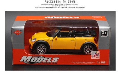 Toys New  Original Convertible Mini Cooper s Model 1:32 Alloy Car Model Gifts
