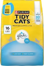 Purina Tidy Cats  Glade Clear Springs Multi-Cat Clumping Litter   16 lb.