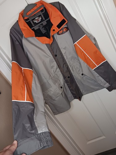 Chaqueta de lluvia/viento Harley Davidson reflectante embalable para motocicleta mediana - Imagen 2 de 13