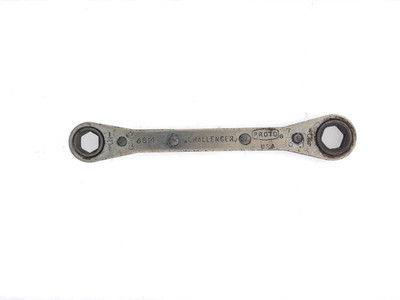 Challenger By Proto Ratcheting 3/8 Inch X 7/16 Inch 6pt Wrench USA 6814