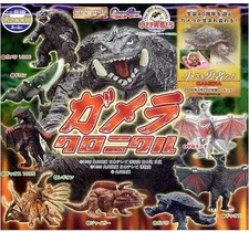 Gashapon HG Gamera Chronicle all 8 types set