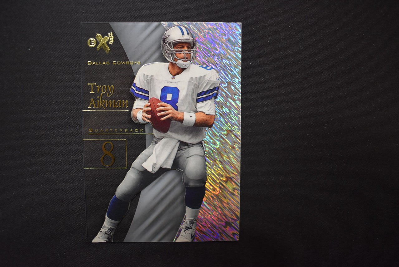 Troy Aikman 1998 Skybox E-X 2001 #15 Dallas Cowboys Premium Base Card