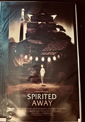 OLLY MOSS - SPIRITED AWAY - 2013 MONDO RARE SCREENPRINT LIMITED EDITION X/430