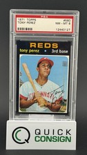 TONY PEREZ 1971 TOPPS #580 PSA 8 Q6995