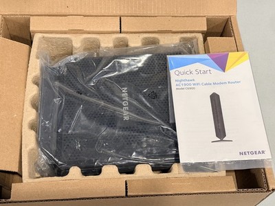 Netgear Nighthawk C6900 Cable Modem w/ Wireless Router AC1900 WiFi--REFURBISHED