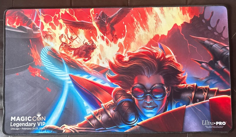 Magic The Gathering Playmat - Chicago Magic Con 2025 VIP Ultra Pro - Stitched