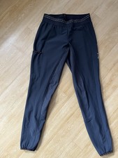 Pikeur Reithose reitleggins  Juli Gr 40 Grau Neuwertig vollbesatz 