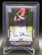 Sam Petersen 2026 Bowman Chrome 1st Autograph #CPA-SP - Washington Nationals