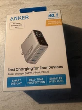 Anker 140W 4 Port Charging Block With Smart Display Screen
