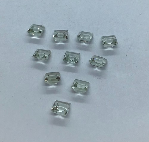 AAA Green Amethyst Square Cut Natural Loose Gemstone For Assorted All Jewelry - Picture 13 of 18