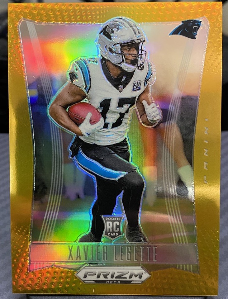 2024 Xavier Legette Panini Prizm Deca TRUE GOLD SSP RC /10!