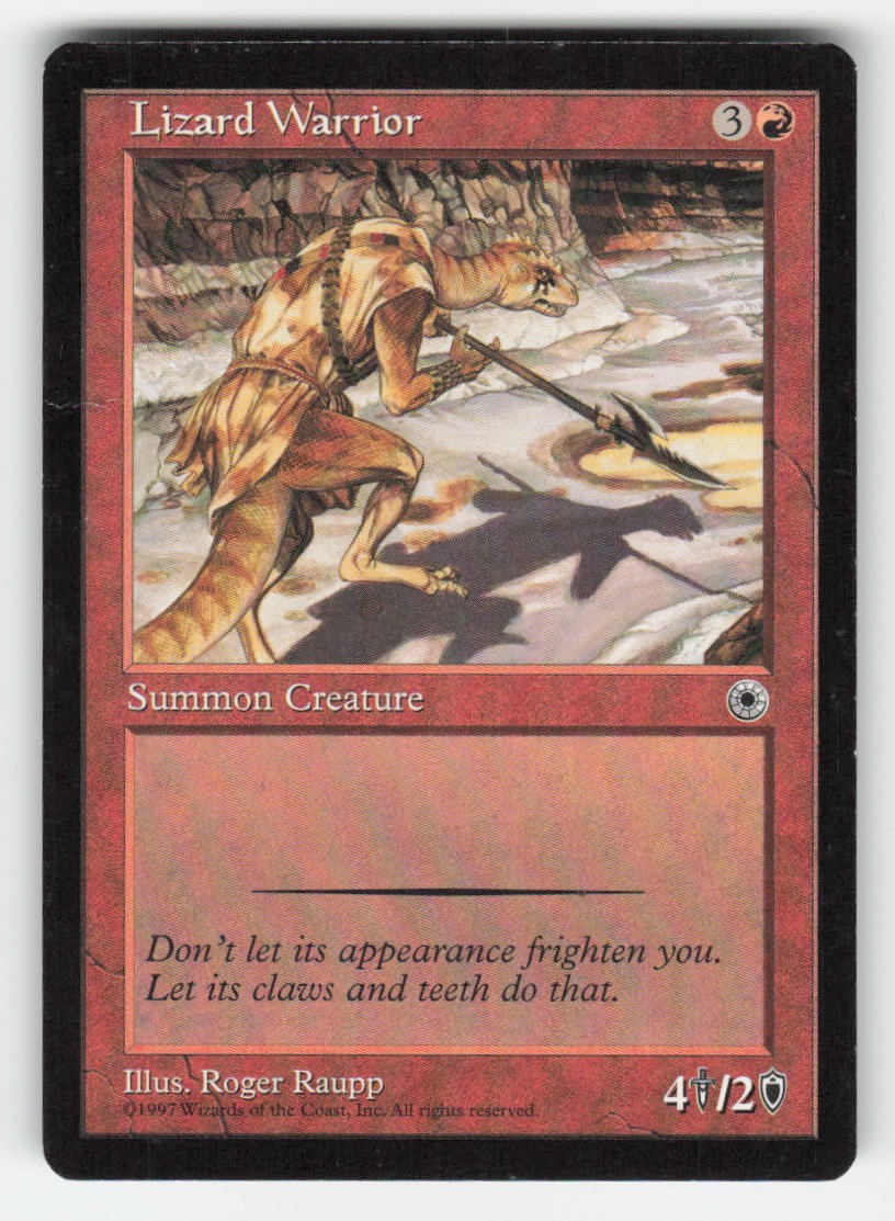 1997 Lizard Warrior Portal MTG
