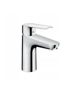 Bateria Umywalkowa Chrom Połysk Logis E hansgrohe komplet z odpływem