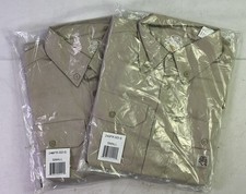 UR Shield Men's Welding Fire Resistant Button Up Shirt-Sand-Size: S 2-Pack 