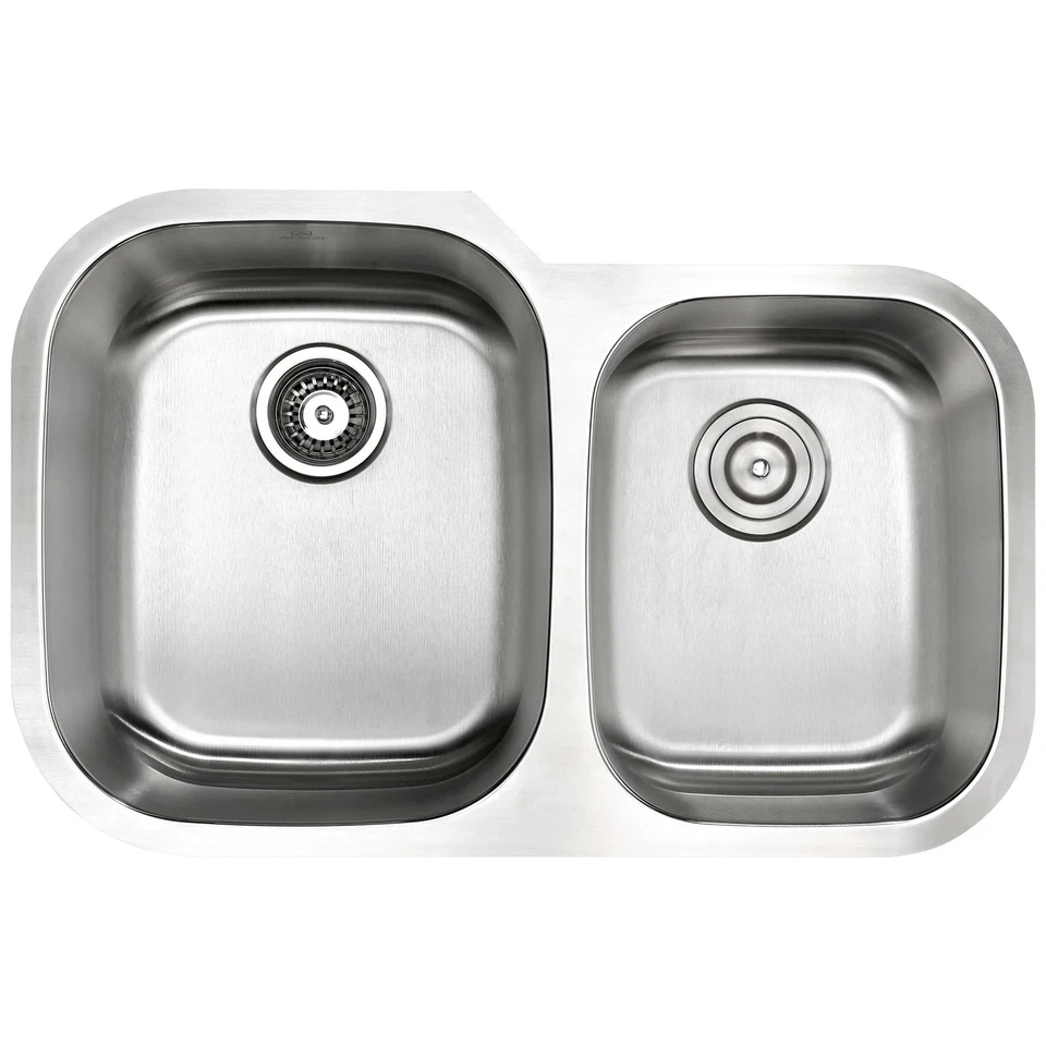 ANZZI Moore Stainless Steel 32-inch Double Bowl Undermount Grey - Image 4 of 4