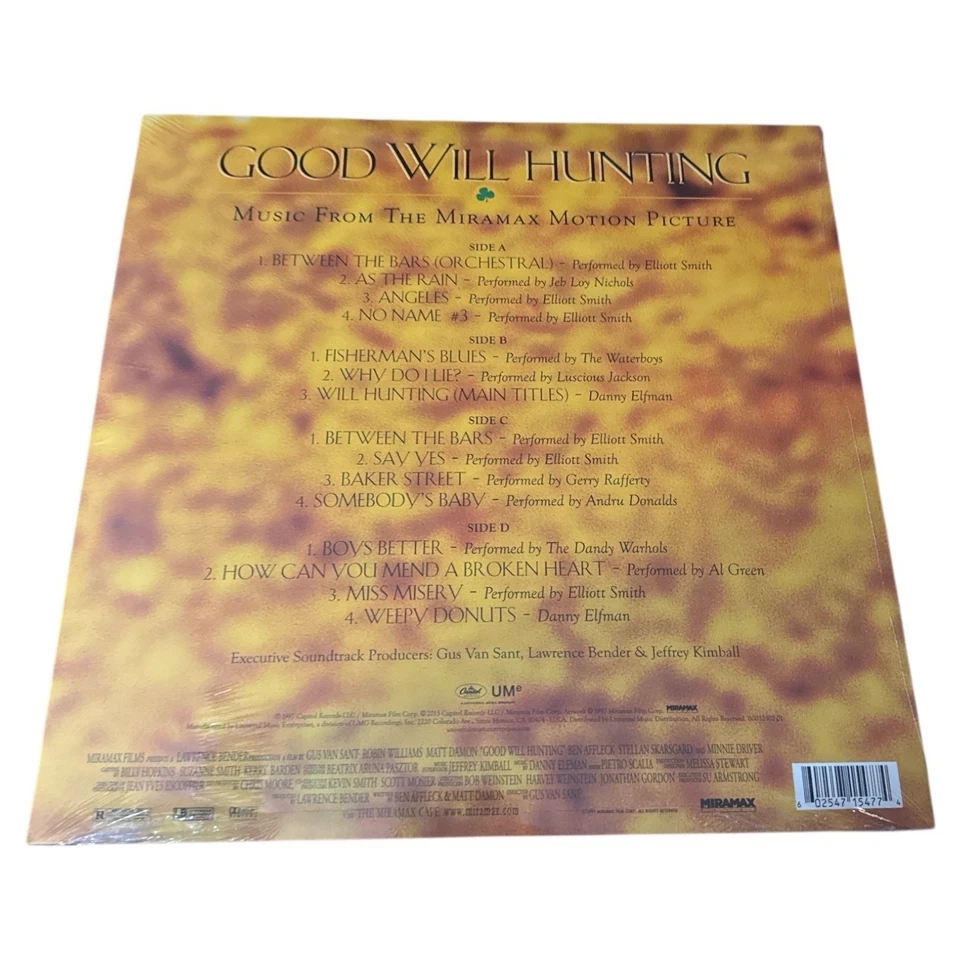 GOOD WILL HUNTING Soundtrack Vinyl Record 2LP Elliott Smith 180g OOP NEW SEALED - Image 2 of 2